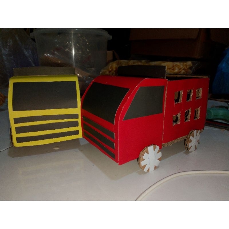 

COD kerajinan truck dari kardus HST KALSEL