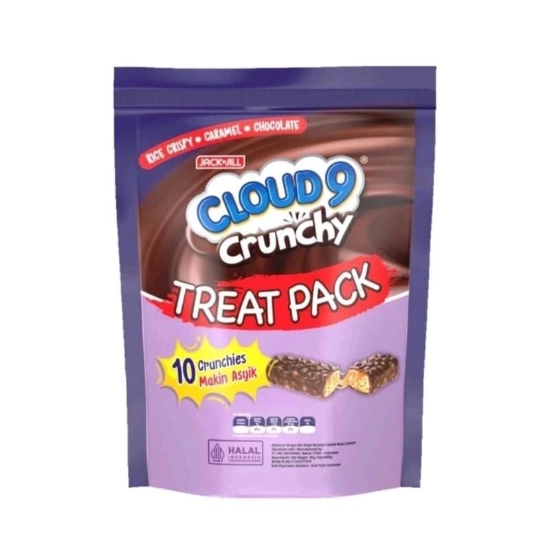 

PROMO Cloud 9 Crunchy Treat Pack Isi 10pcs Snack bar Wafer