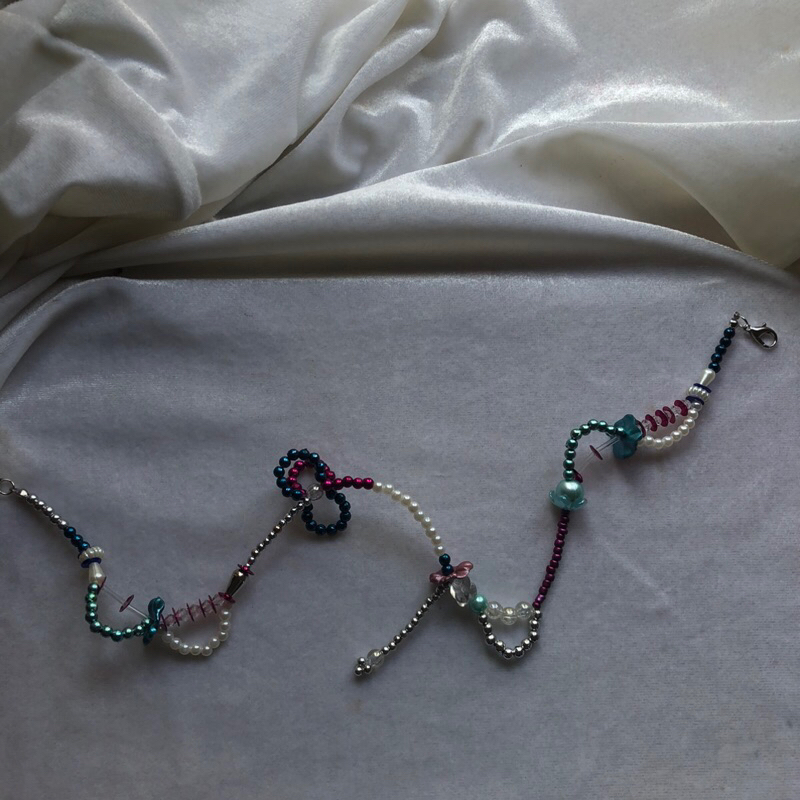 Jean Necklace Beads by Kaani.co / Necklace Beads / Kalung manik manik ( custom )