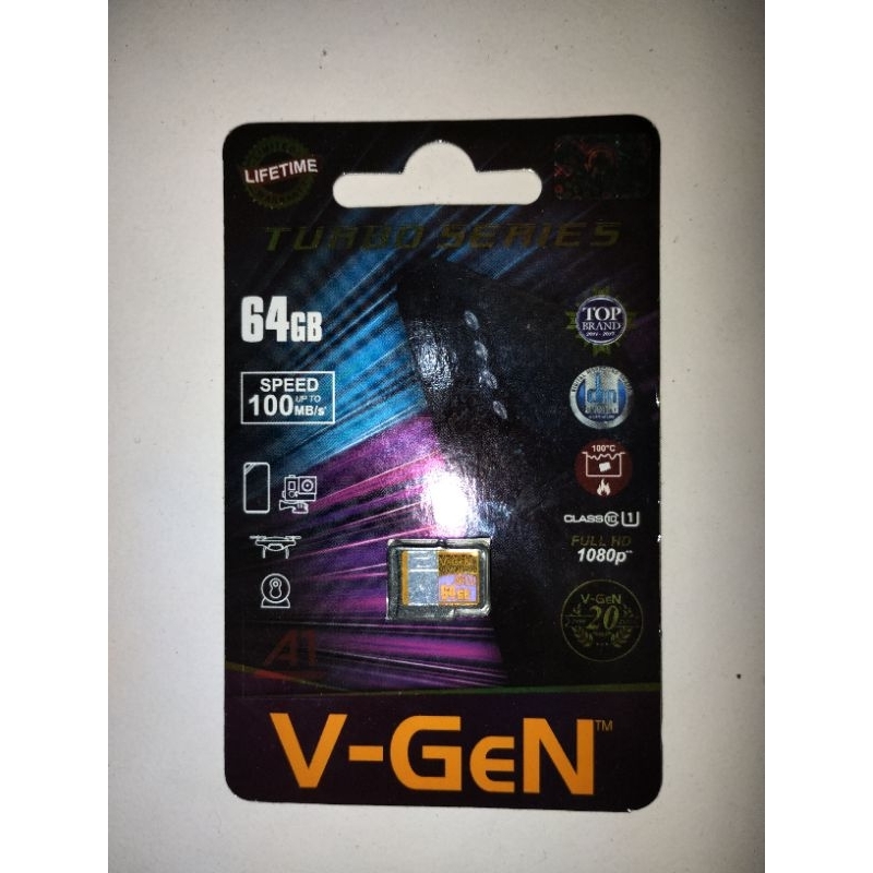 micro SD vgen 64gb v gen kartu memory hp kamera