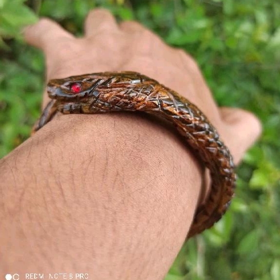 Gelang Akar Bahar Brahma Ukir Ular