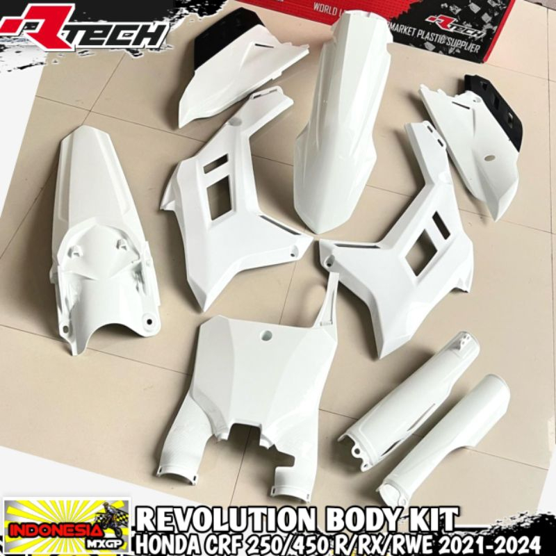 HONDA CR - CRF 250 300 450 F R RX RWE REV0 - REVOLUTION 2021 2022 2023 2024 - RACETECH COMPLETE PLAS