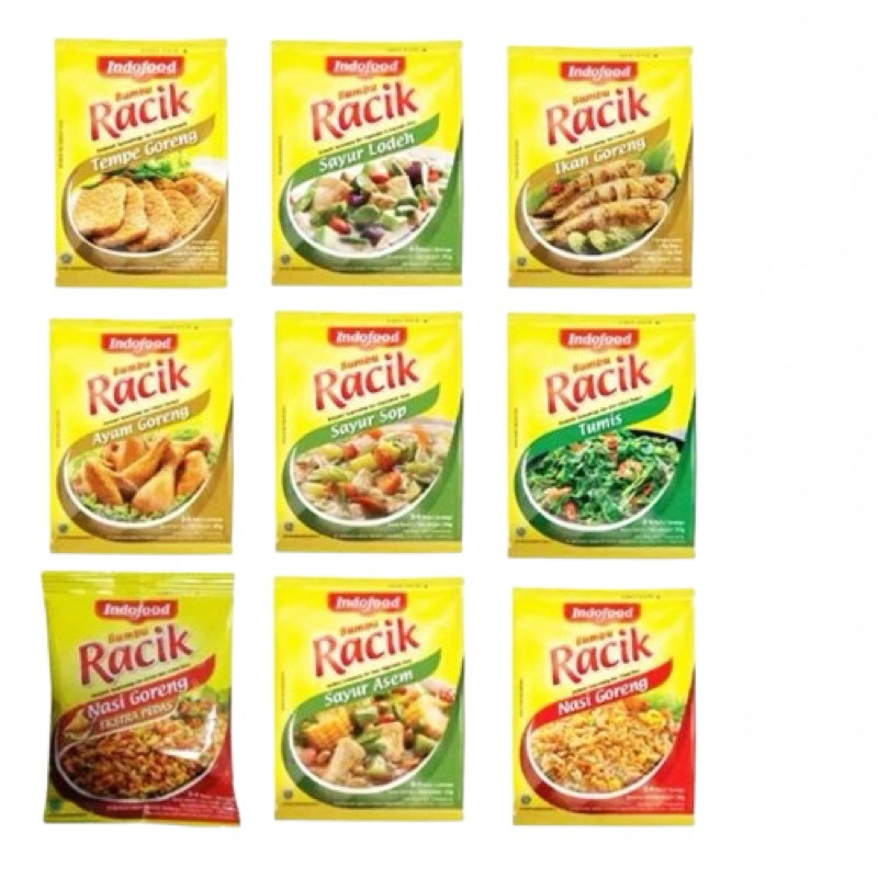 

Racik Indofood Bumbu Racik 22gr