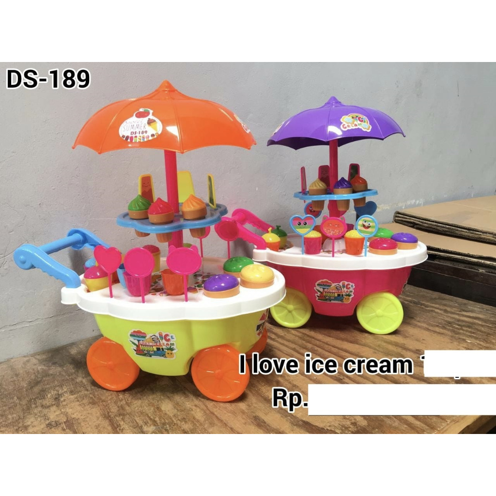 MAINAN GEROBAK ES KRIM TROLI ES KRIM JUMBO DS189