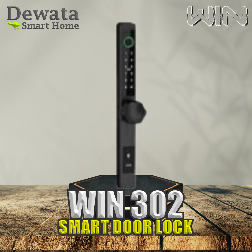 WIN 302 SMART DOOR LOCK | Sliding Kunci Digital Sliding