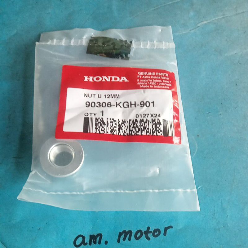 mur as roda depan U 12  beat, Vario, beat fi, esp, Vario 125. 150, kunci 19, Honda ori