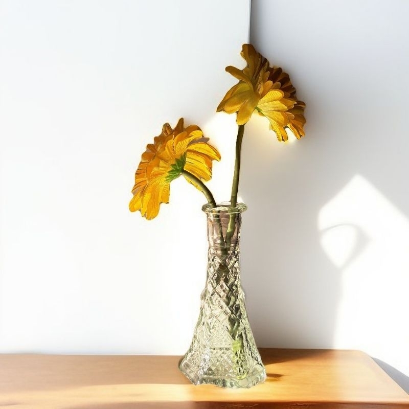 Vas Kaca  Bunga Aestetik Vas Bunga Minimalis Vase Bunga Tabung Vas Kaca Unik Vas Bunga Krystal  Pot 