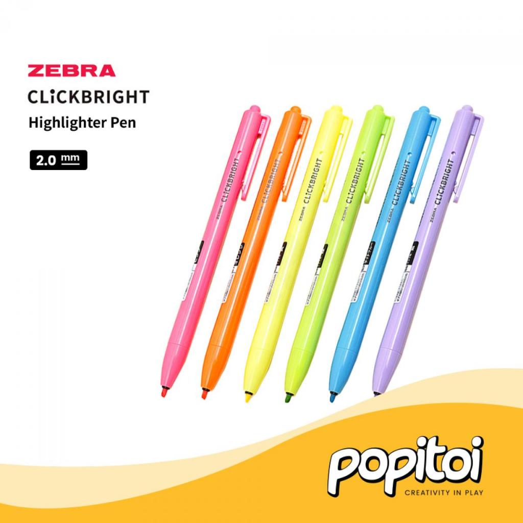 

Zebra WKS30 CLICKBRIGHT Highlighter Pen Pulpen warna warni