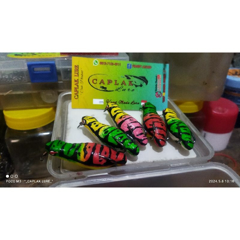 Soft Frog geol umpan casting WTD caplak lure