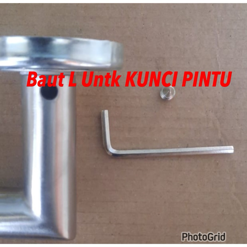 KUNCI L UNTUK HANDLE PINTU BAUT TANAM/ kunci L rosete pintu kunci L handle gagang pintu/ BAUT L ROSE