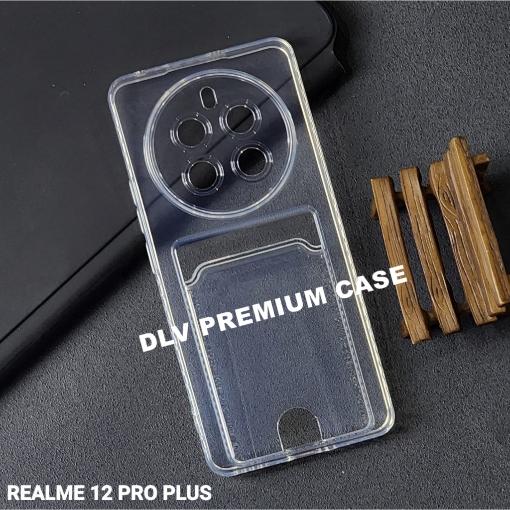 REALME 12 PRO PLUS SOFTCASE CARD CASE BENING SLOT KARTU CASE REALME 12 PRO PLUS