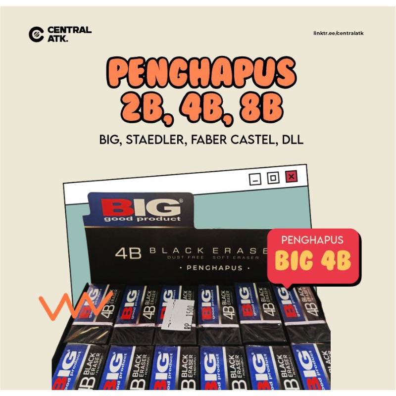 

Penghapus BIG 4B black