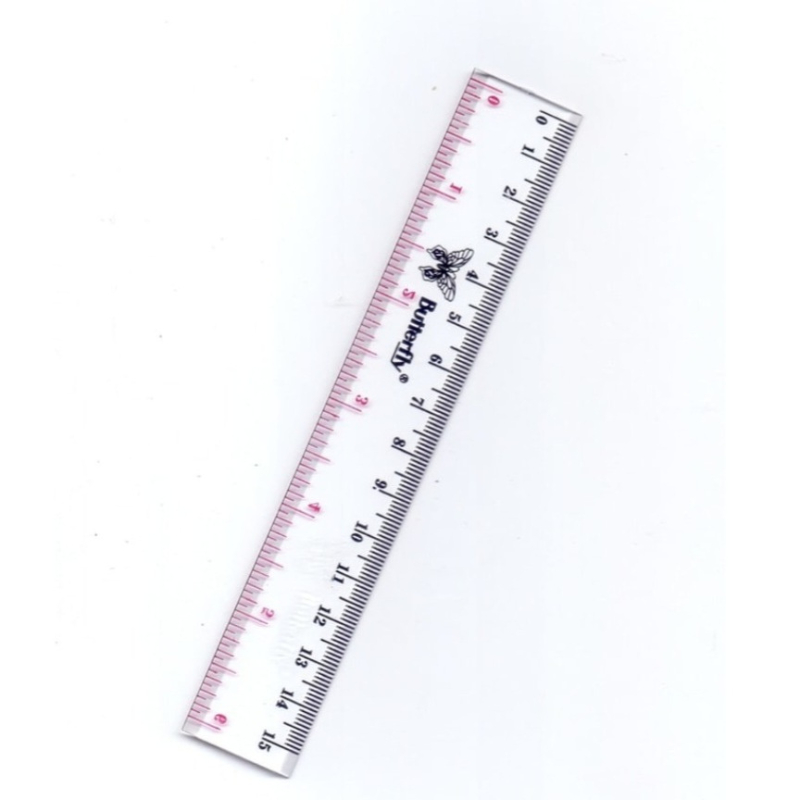 

[PCS] PENGGARIS BUTTERFLY 15 CM / PENGGARIS PLASTIK