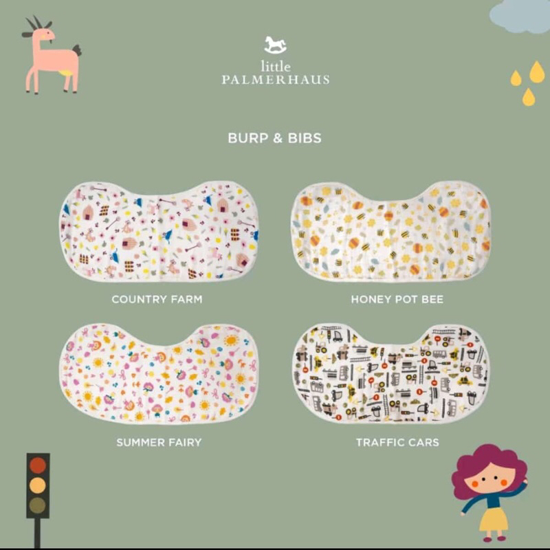 LITTLE PALMERHAUS BURP & BIB
