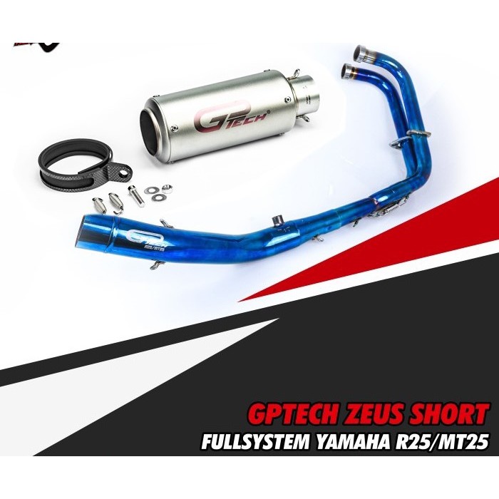 KNALPOT GPTECH FULLSYTEM YAMAHA R25 / MT25