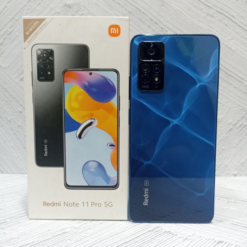 Redmi Note 11 Pro 5G 8/128 GB Handphone Second Bekas Fullset