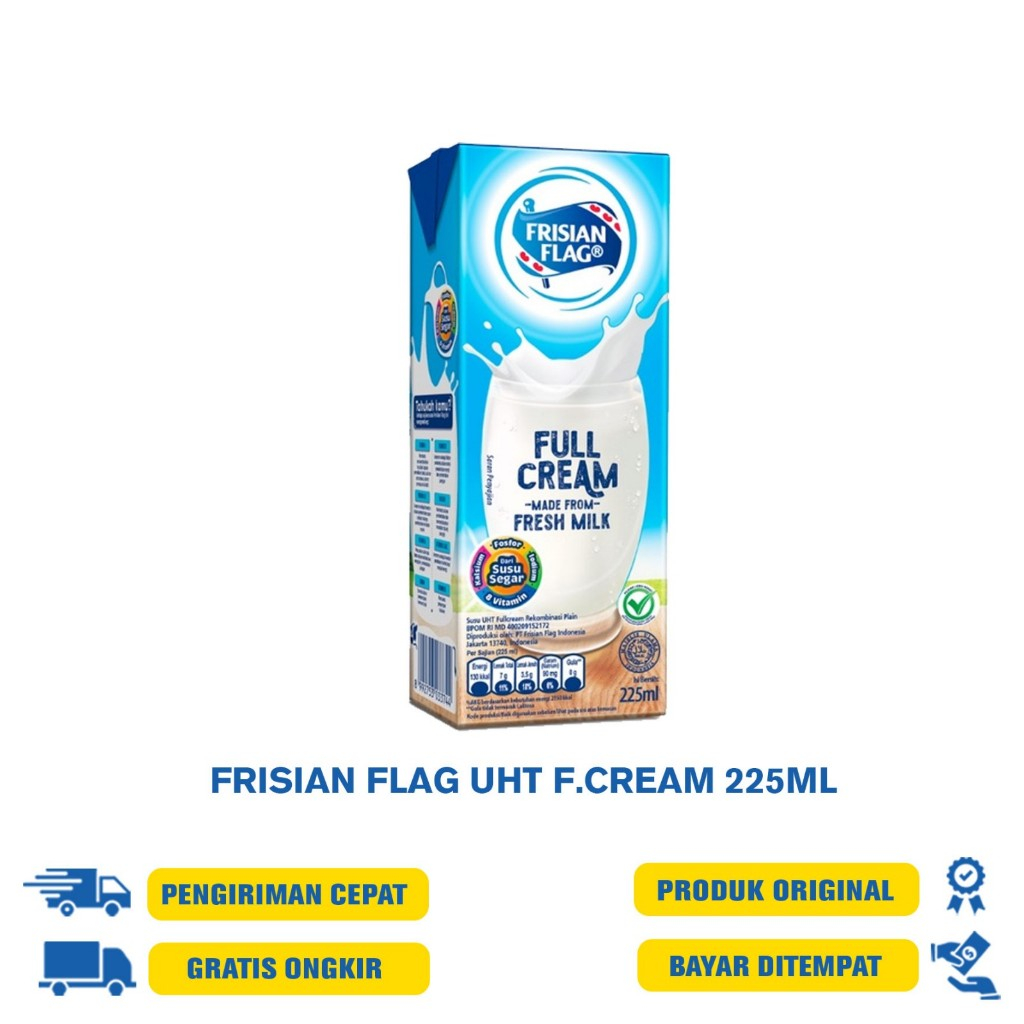 

FRISIAN FLAG SUSU KEMASAN UHT 225ML/250ML/900ML