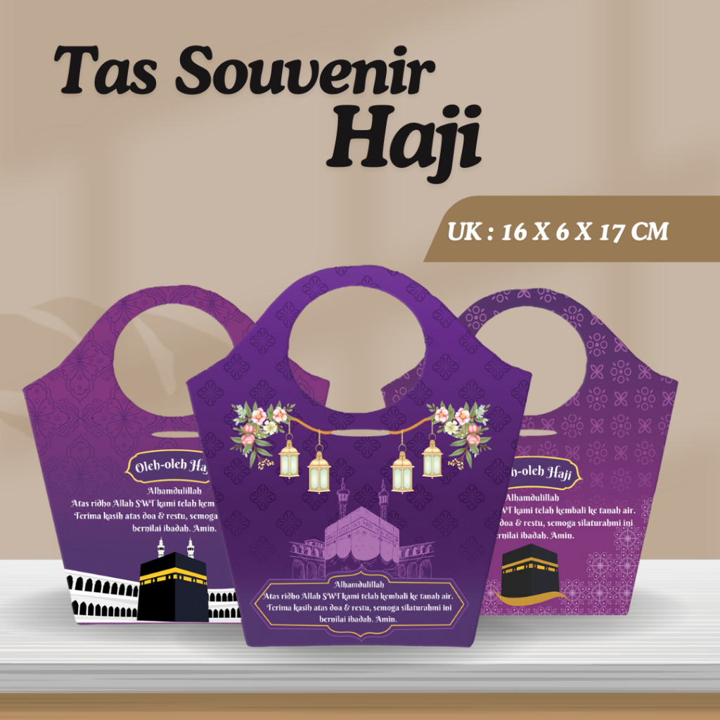 Tas Souvenir Haji - Tas Oleh - oleh haji - Kemasan Oleh Oleh Haji