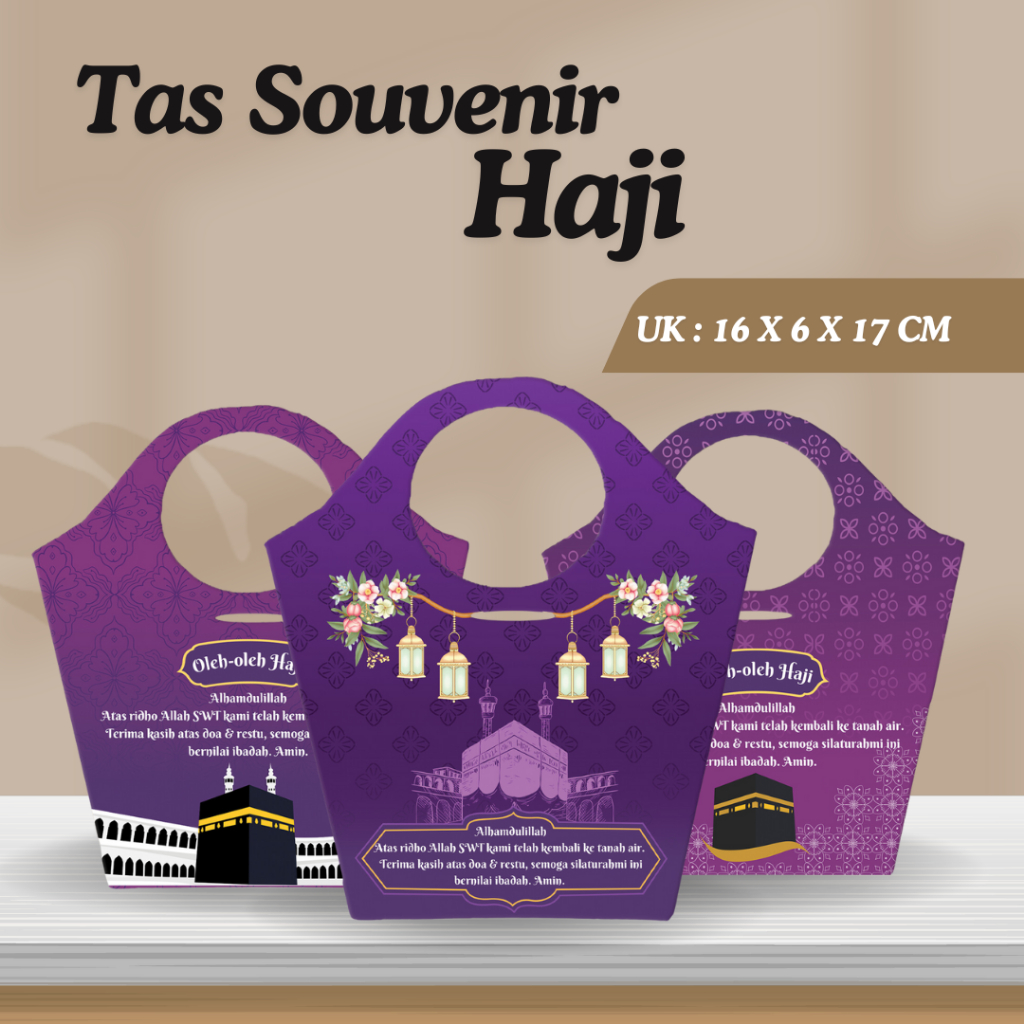 

Tas Oleh - oleh haji - Kemasan Oleh Oleh Haji