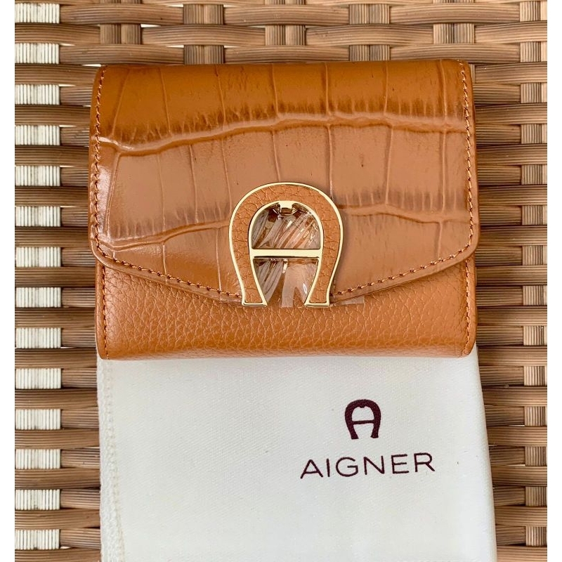 dompet wanita Aigner pina wallet croco