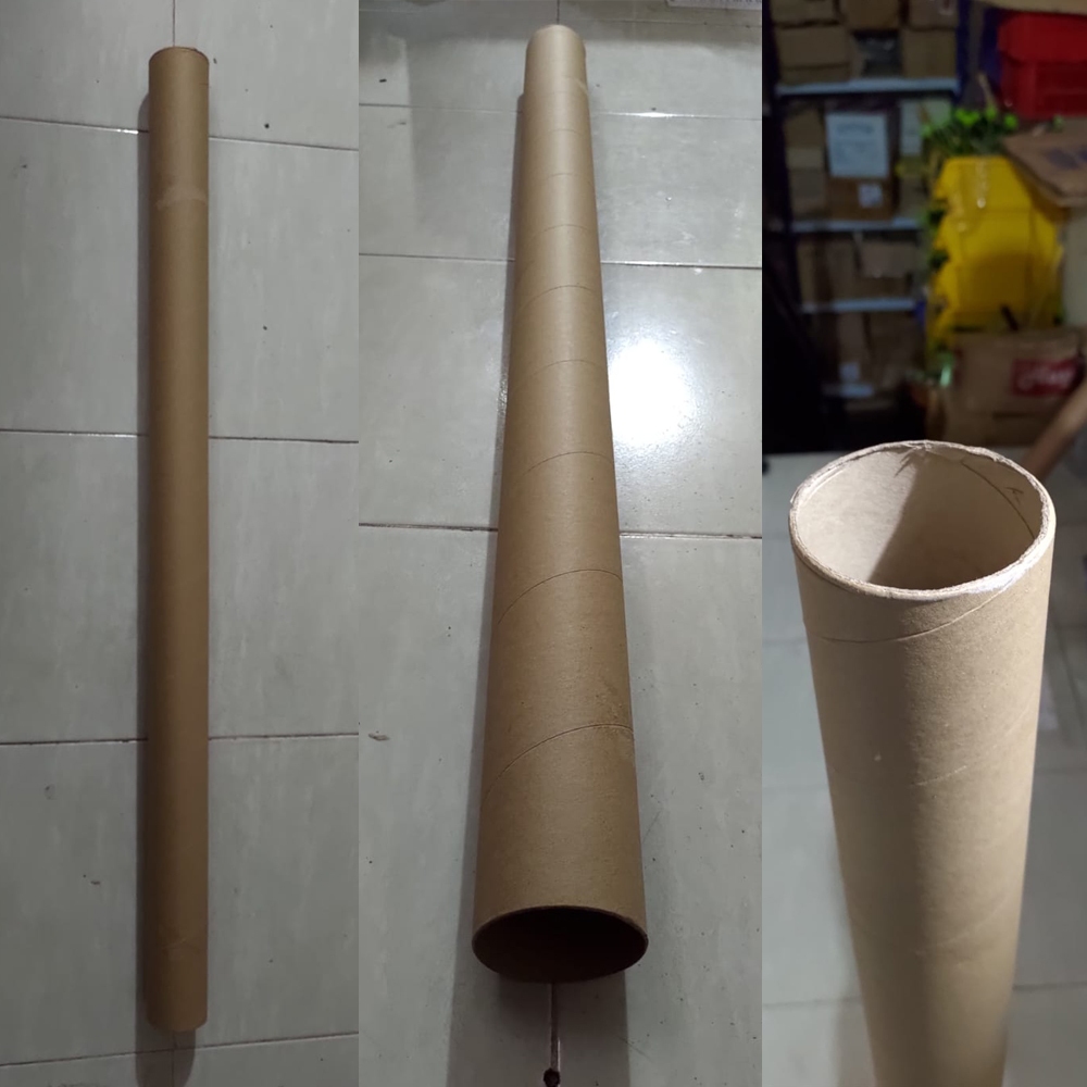 

Tabung Kardus Roll Bekas Bubble Wrap - Tabung Kardus Model Pipa Panjang 120 cm