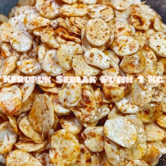 

[1000Gr] Kerupuk Seblak Putih Pedas Daun Jeruk 1Kg