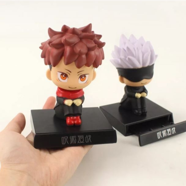 Bobble Head Kepala Goyang Jujutsu Kaisen Pajangan Dashboard Mobil Gojo Itador