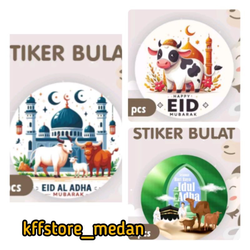 

Sticker Bulat Idul Adha 5cm 1pack (isi 10pcs) Dipilih Random