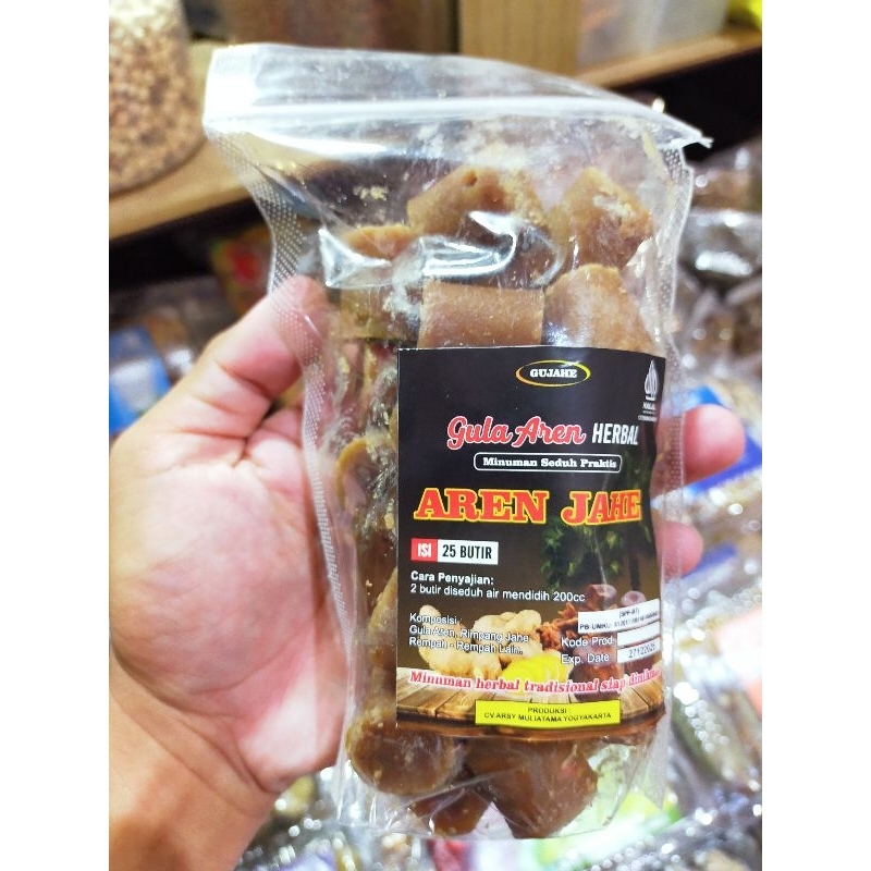 

gula aren jahe - gula herbal - minuman tradisional - aren jahe - isi 25 - gula aren jahe original