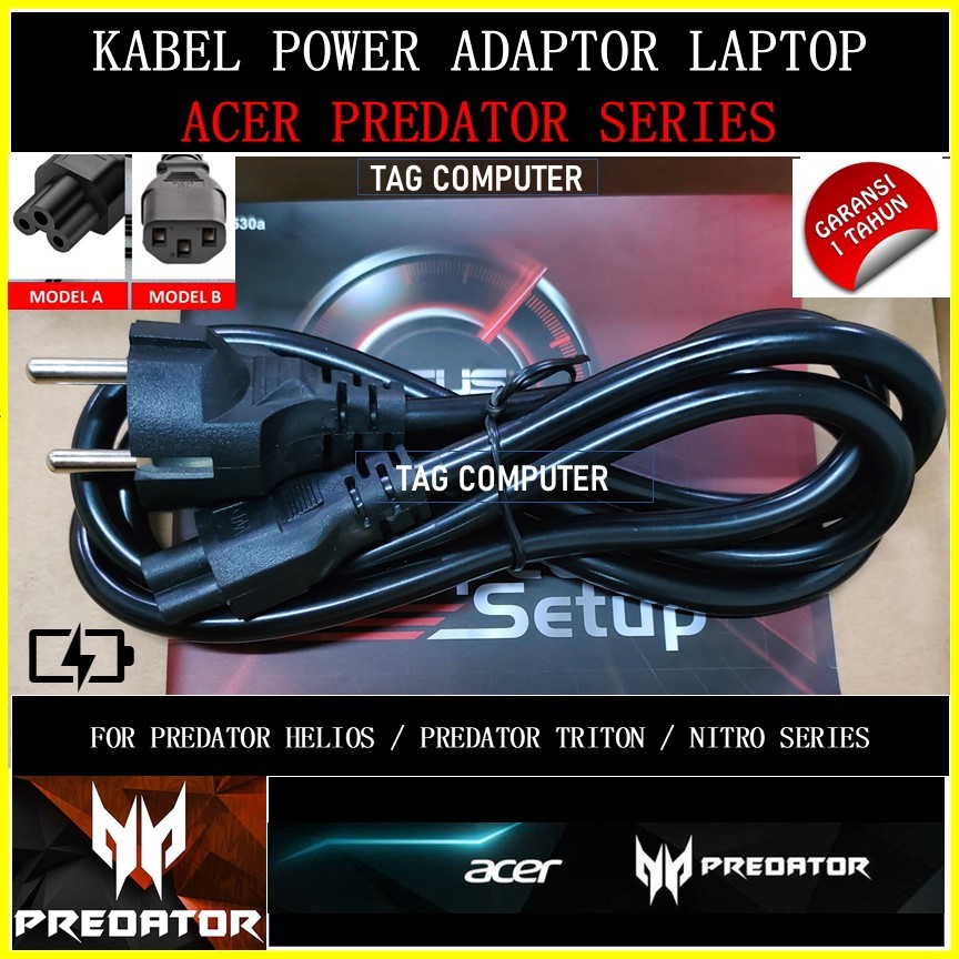 Kabel power adaptor laptop acer predator nitro helios triton