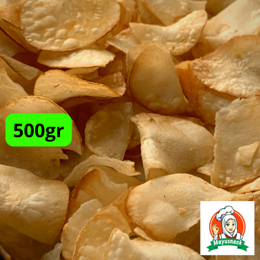 

Keripik Singkong Asin Gurih Original 500gr