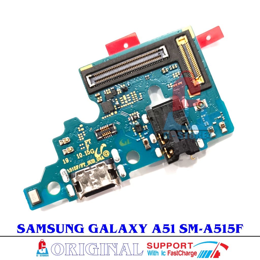 Pcb cas Samsung A51 - Connector Charger Samsung A51 ori with ic