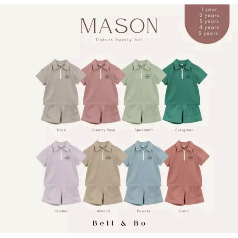 BELL BO | BELL BO MASON | BELL BO MURAH | BAJU ANAK SETELAN ANAK UNISEX | SETELAN BAJU MURAH
