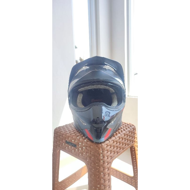 Helm MDS Full Face Supermoto [BEKAS]
