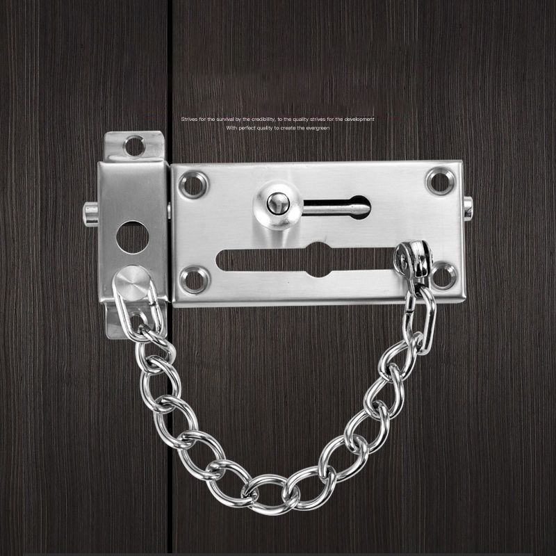 Grendel Rantai Slot Pintu Grendel pintu Slot Jendela FULL STAINLESS 304 Grendel jendela 4 Inch Slot 