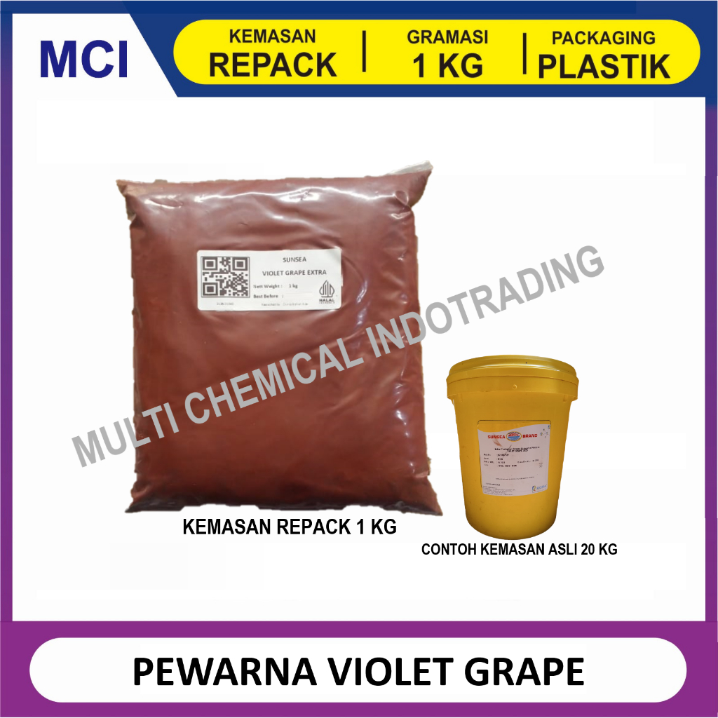 

PEWARNA MAKANAN FOOD GRADE VIOLET GRAPE. || 1 kg