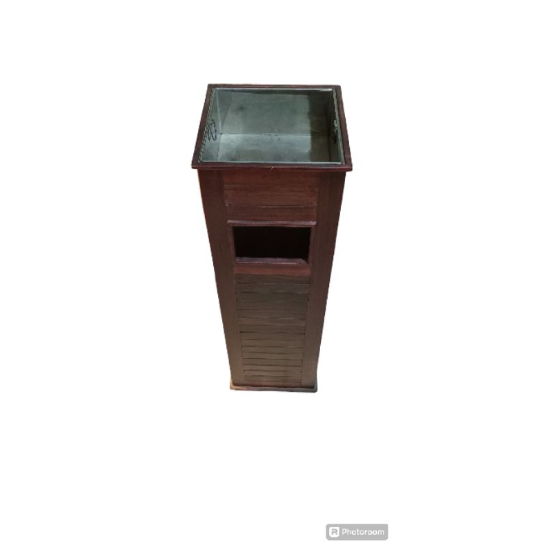 TEMPAT SAMPAH || TEMPAT ASBAK || FULL KAYU SONOKELING