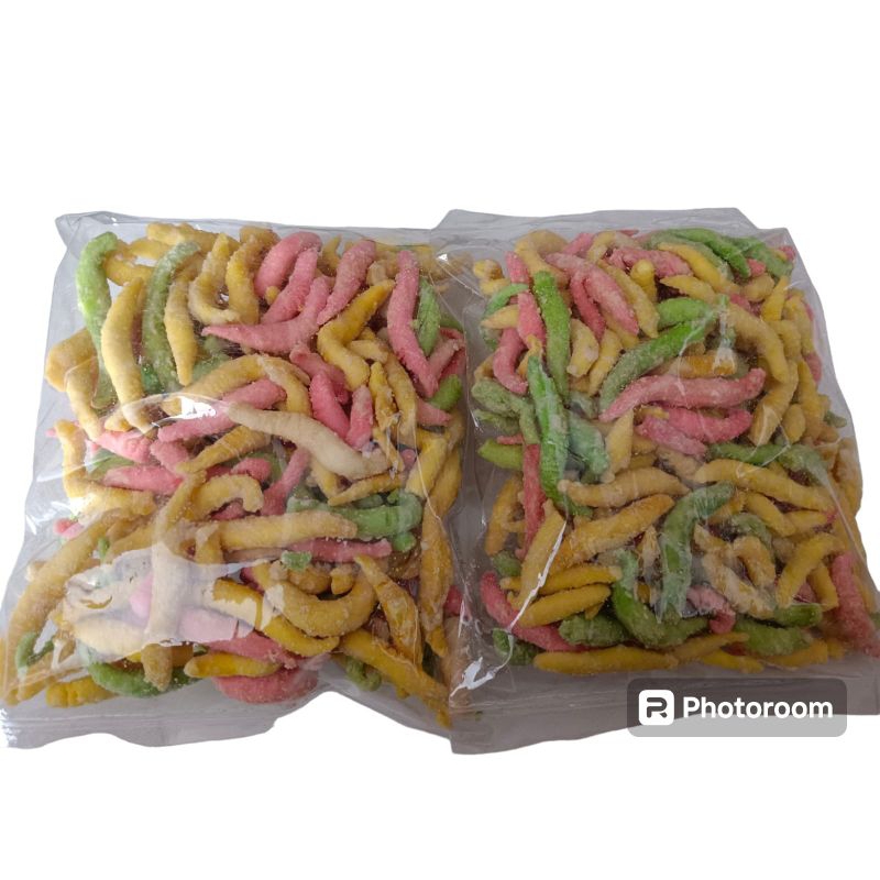 

camilan bidaran manis warna warni