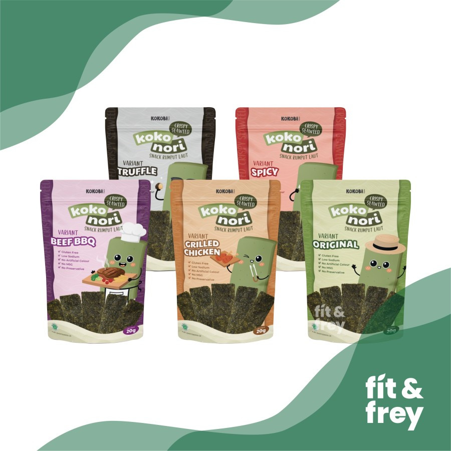 

KOKOBI Koko Nori Crispy Seaweed 20g - Snack Rumput Laut