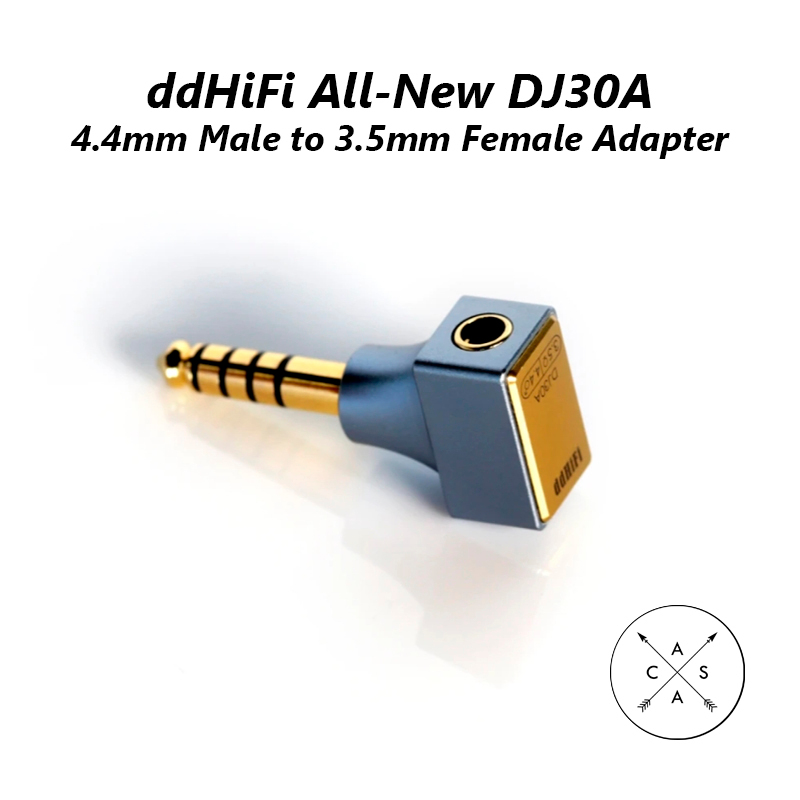 DJ30A 3.5mm to 4.4mm Adaptor (Female 3.5 To 4.4 Male Jack Adapter)