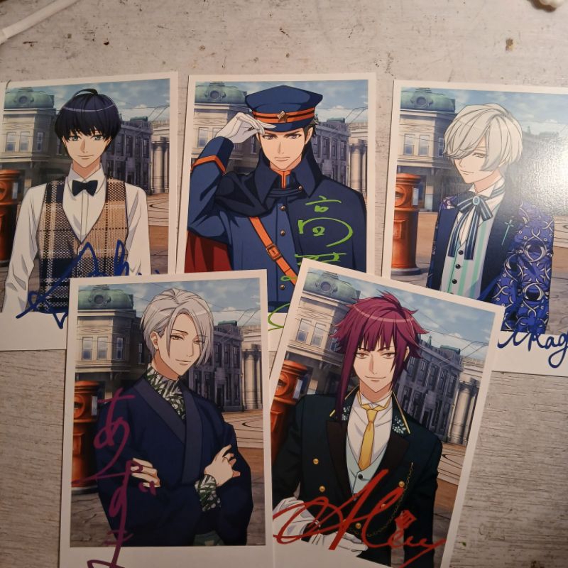 

set postcard A3 winter troupe Tasuku Takato, Hisoka Mikage, Homare Arisugawa, azuma yuskishiro, TSUMUGI TSUKIOKA
