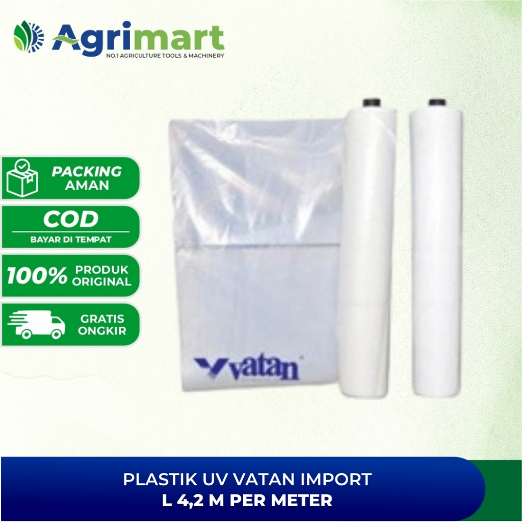 Plastik UV Vatan 200 Micron Lebar 4,2 Meter Eceran Per Meter