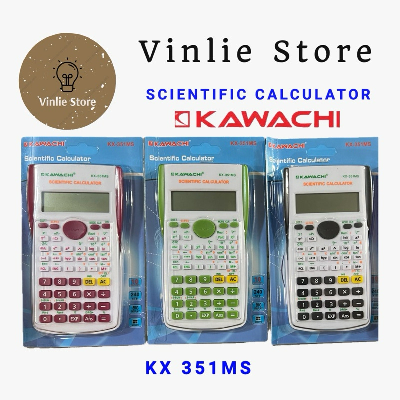 

SCIENTIFIC CALCULATOR KALKULATOR KAWACHI KX 351MS