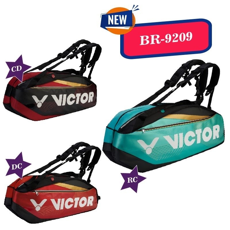 Tas Raket Badminton VICTOR BR 9209 BR9209 BR-9209 Original