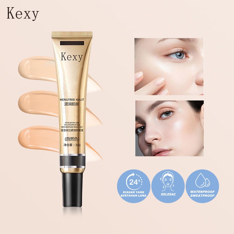 [KEXY] Foundation melembapkan tanpa cacat BB cream yang tahan lama dan tidak mudah hilang mencerahka