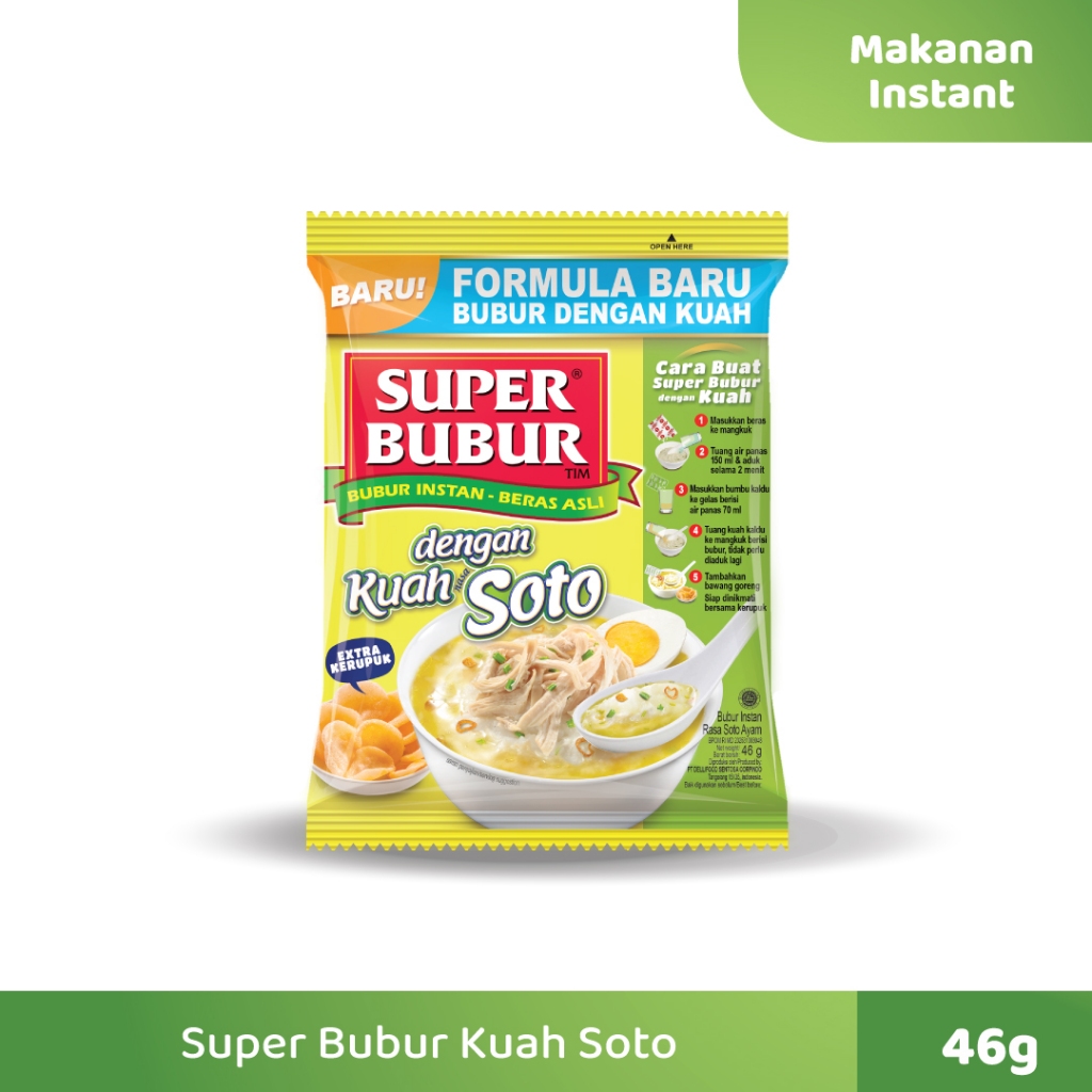 

Super Bubur Kuah Soto @46 Gram