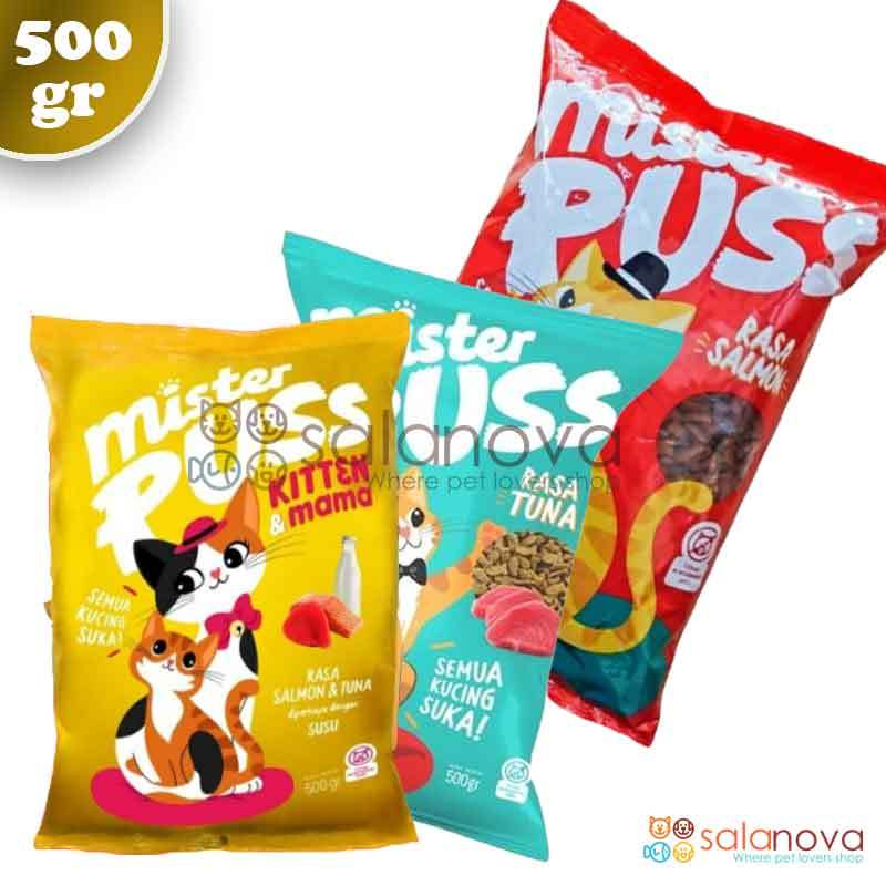 Mr Puss 500gr Makanan Kucing Kering Dry Food Mister Puss