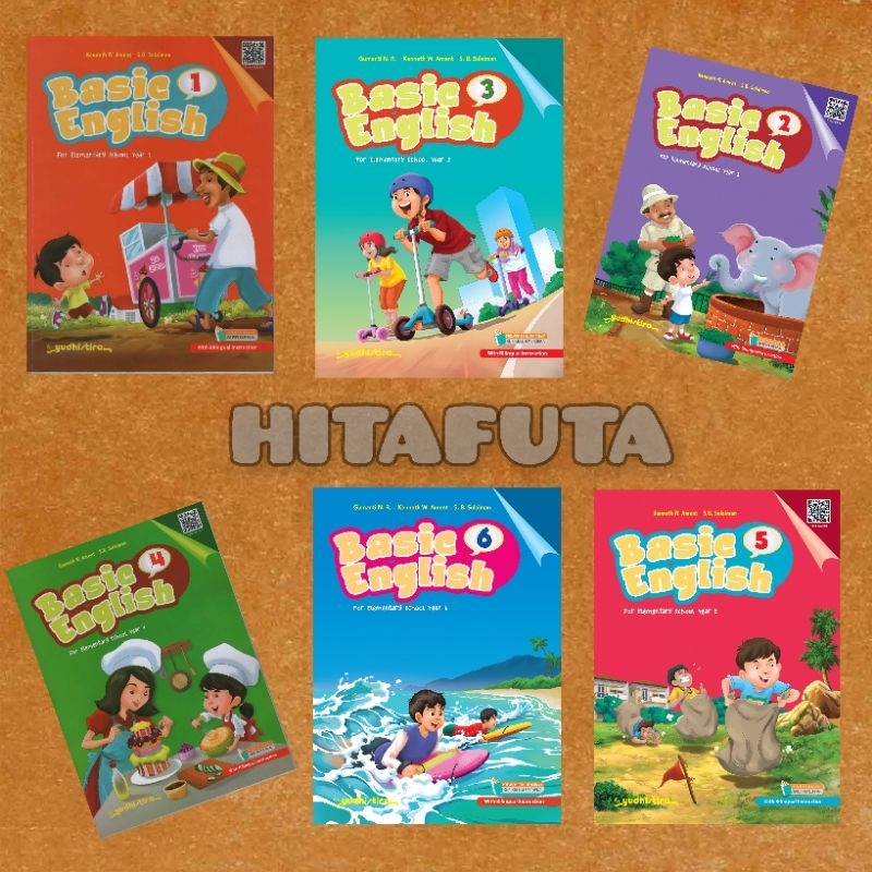Buku Kurikulum Merdeka Bahasa Inggris Basic English SD Kelas 1 2 3 4 5 6 Original Penerbit Yudhistir