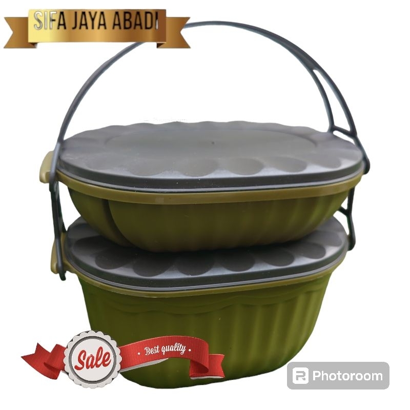 rantang piknik susun 2serbaguna/wadah makanan