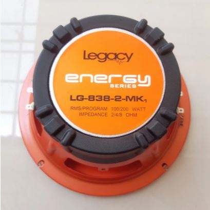 Original LEGACY 838 SPEAKER 8 INCH SUBWOOFER LEGACY LG 838 200watt ORI